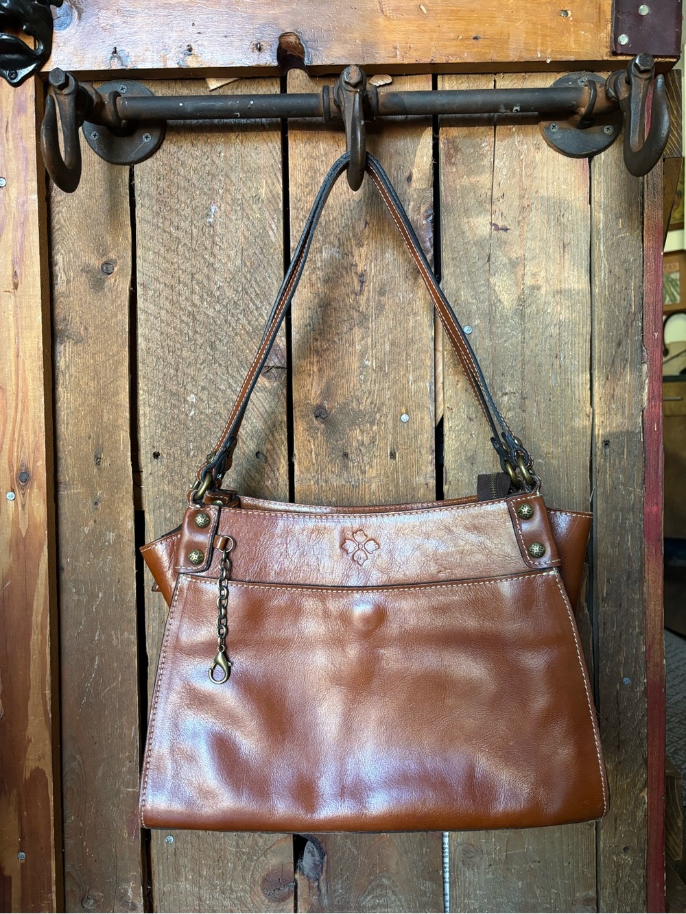 Patricia Nash leather shoulder bag